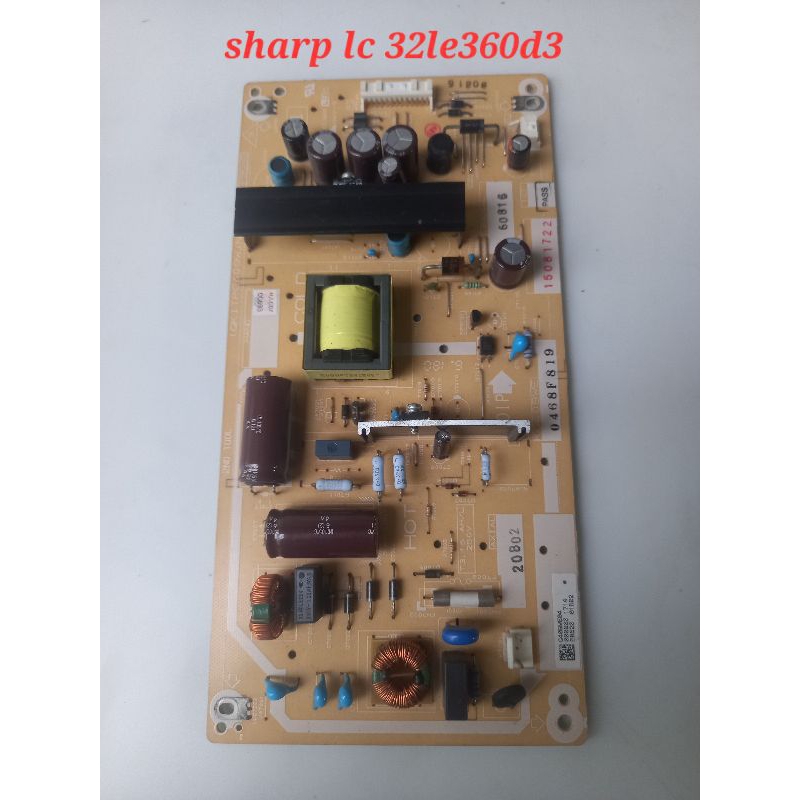 SHARP LC-32LE360D3 POWER SUPPLY BOARD | Shopee Philippines