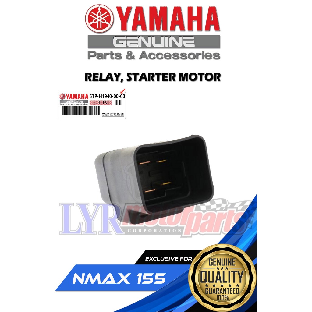 YAMAHA GENUINE RELAY, STARTER MOTOR FOR NMAX 155, MIO GEAR ( 5TPH1940