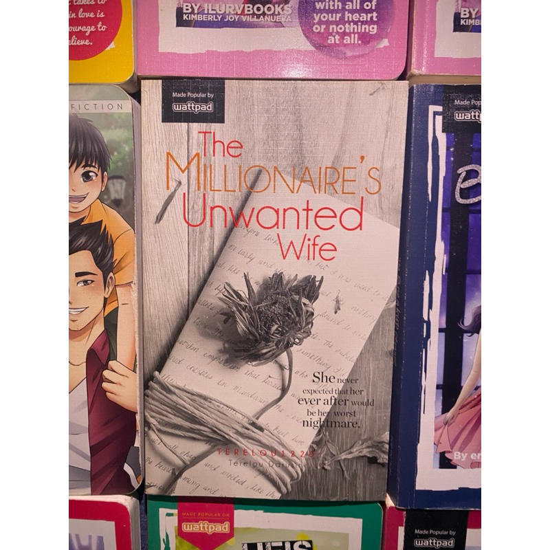 The millionaire’s unwanted wife book wattpad Shopee Philippines