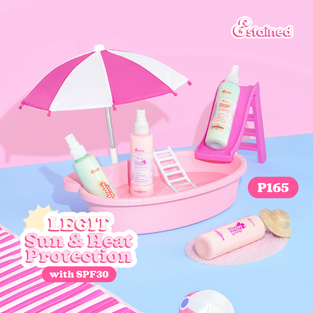 Estained Heatsy Peasy heat protectant spray (hair spray) Shopee