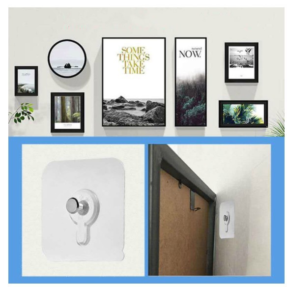 Strong self-adhesive hooks for photo frames | Shopee Philippines