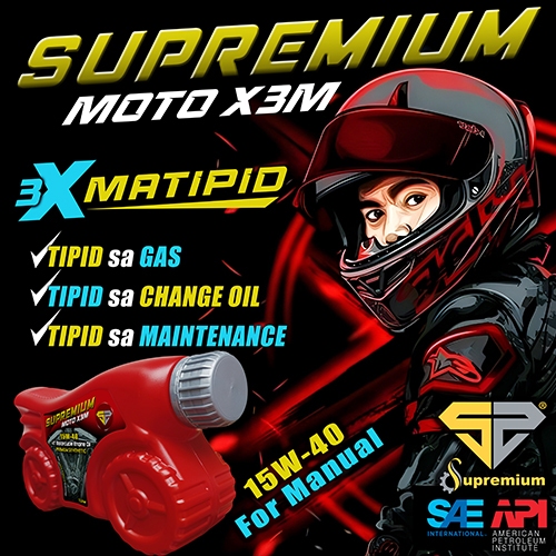 SUPREMIUM Moto X3M 15W40 Engine Oil 1 Liter Shopee Philippines