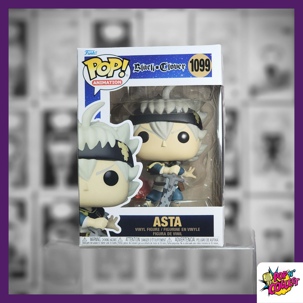 Funko Pop! Black Clover - Asta 1099 w/ Free Protector (Sold by Pop N ...