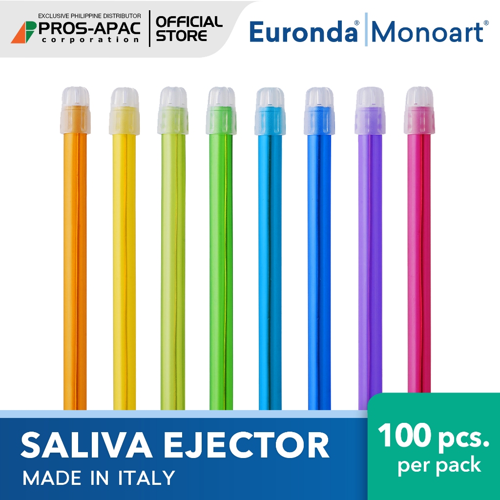 Saliva Ejector Euronda Monoart (Pack of 100 pcs) Made in Italy
