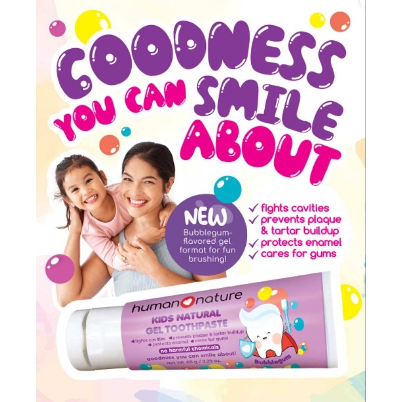 H♥️N Human Nature Kids Toothpaste (99.67% Natural / SLS/SLES-free ...