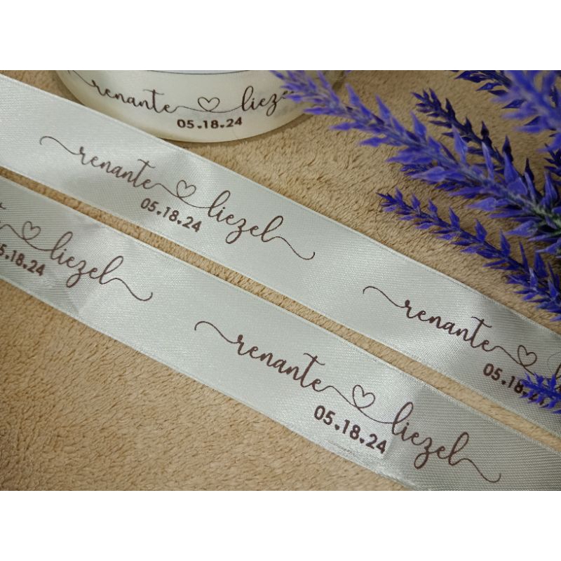 CUSTOMIZED RIBBON (50 YARDS PER ROLL) | Shopee Philippines