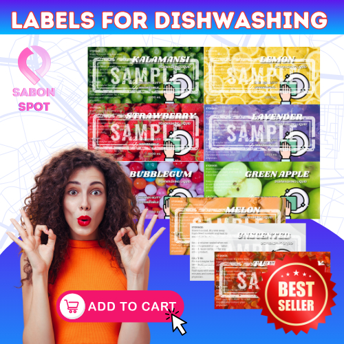 Dishwashing Liquid Generic Labels for Dishwashing Liquid Label Vinyl ...