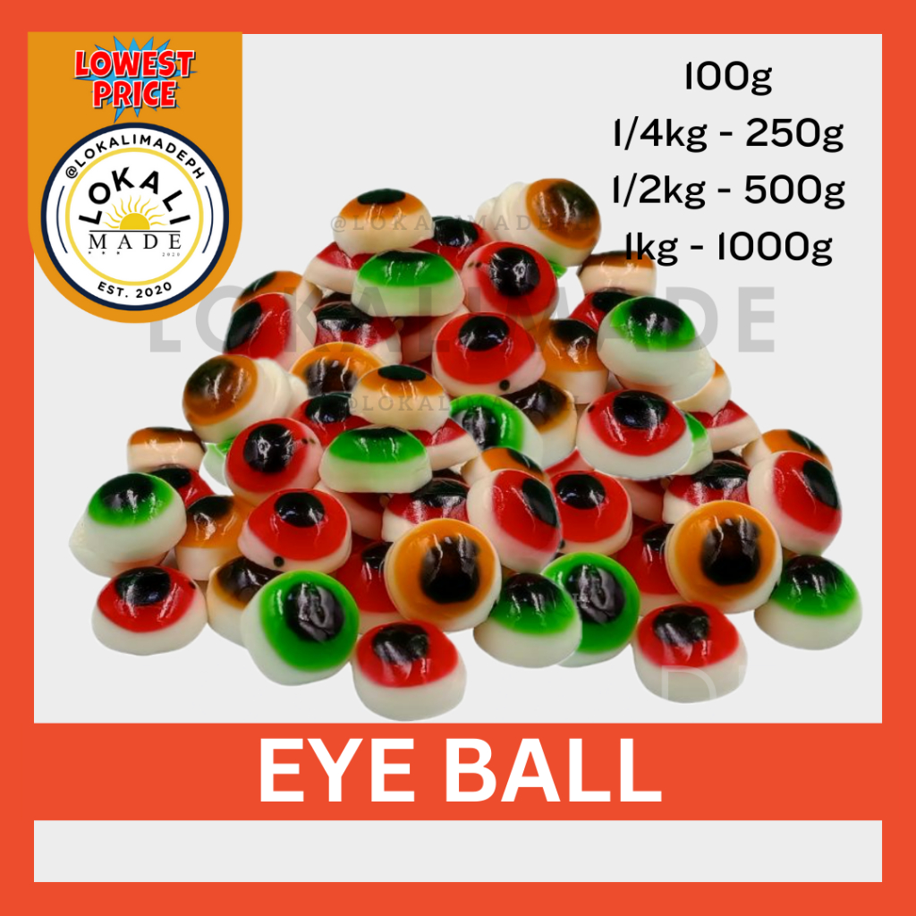 GUMMY Eyeball per Kilo / Gummy Eye Ball Candies Wholesale / Kutkutin