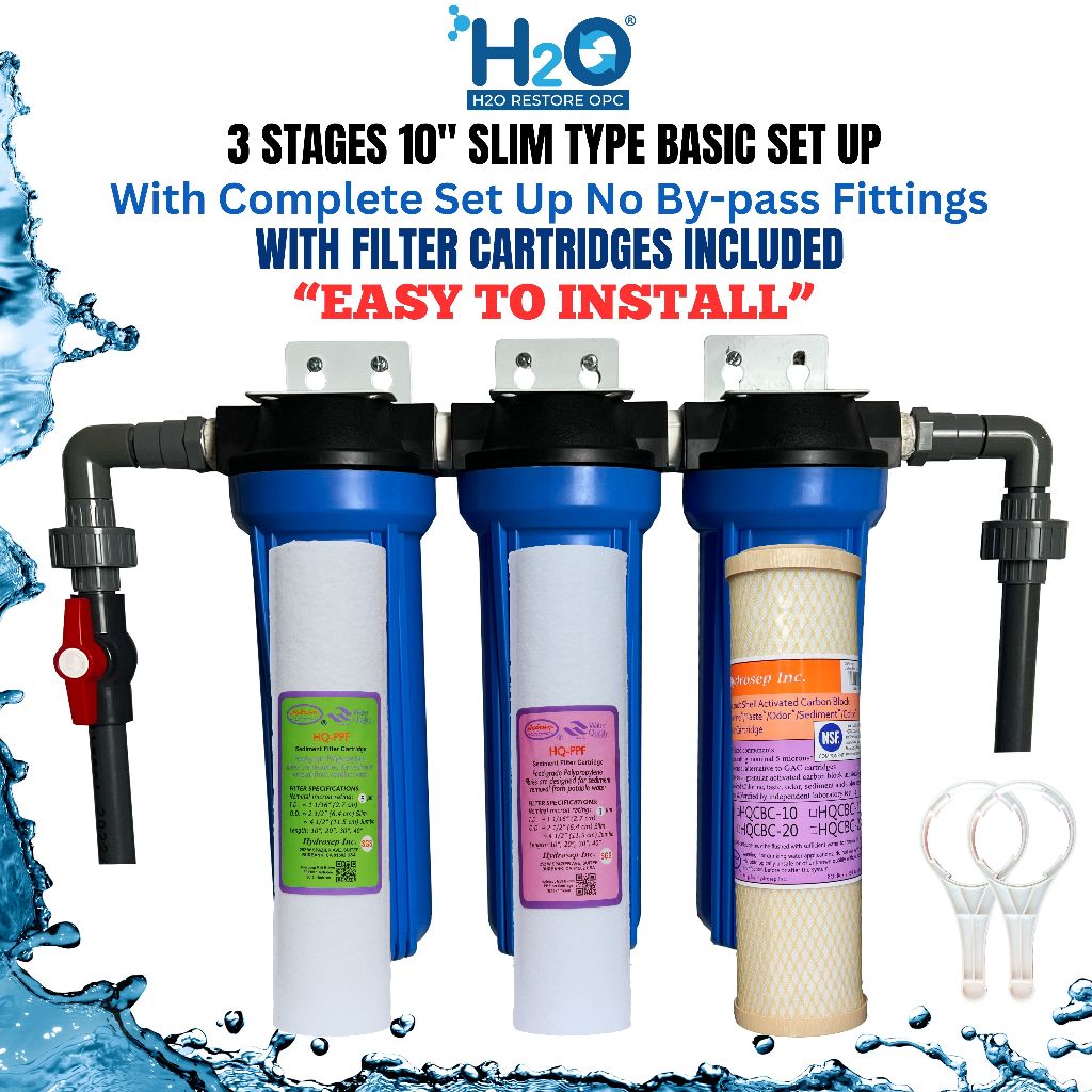 Water Filtration System 3 Stages 10