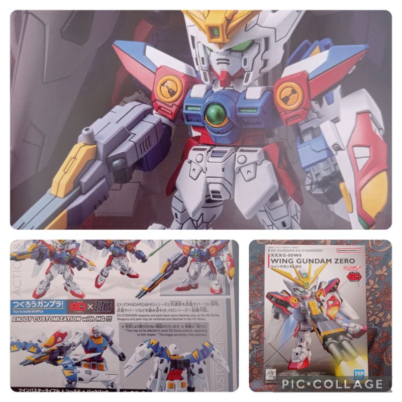 Bandai SD EX Wing mecha robot model kit toys action figure collectible ...