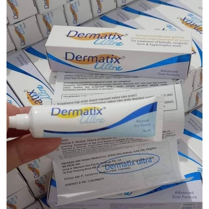 dermatix ultra for treatment of keloids, surgical burn, and