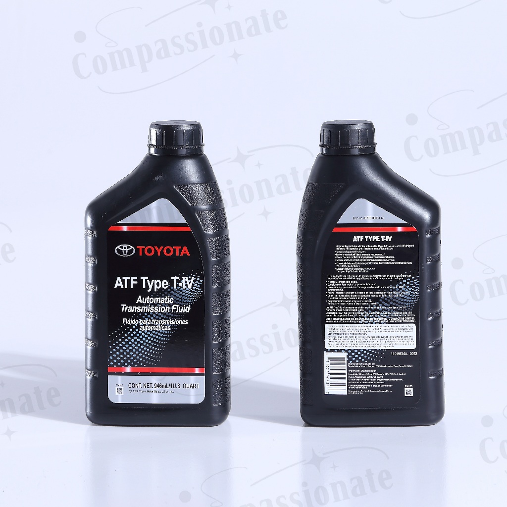 Toyota ATF Type T-IV (Automatic Transmission Fluid) Fully Synthetic ...
