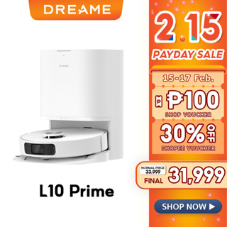 Dreame L10 Prime Fully Automatic Smart Robot Vacuum Auto Wash, Dry And  Refill & Powerful (4,000Pa Suction)