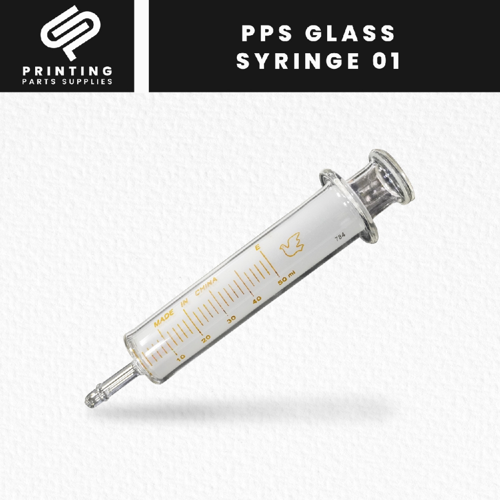 PPS Glass Syringe Universal 50ml for INDUSTRIAL USE (Without Needle ...