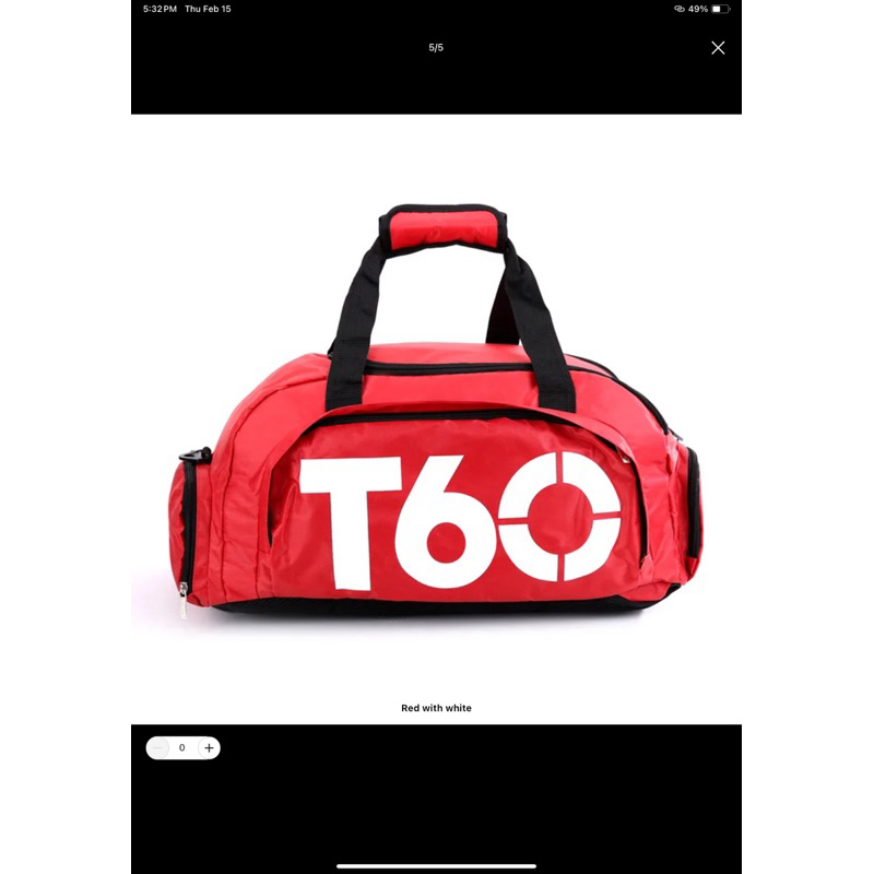 Gym bag shopee deals