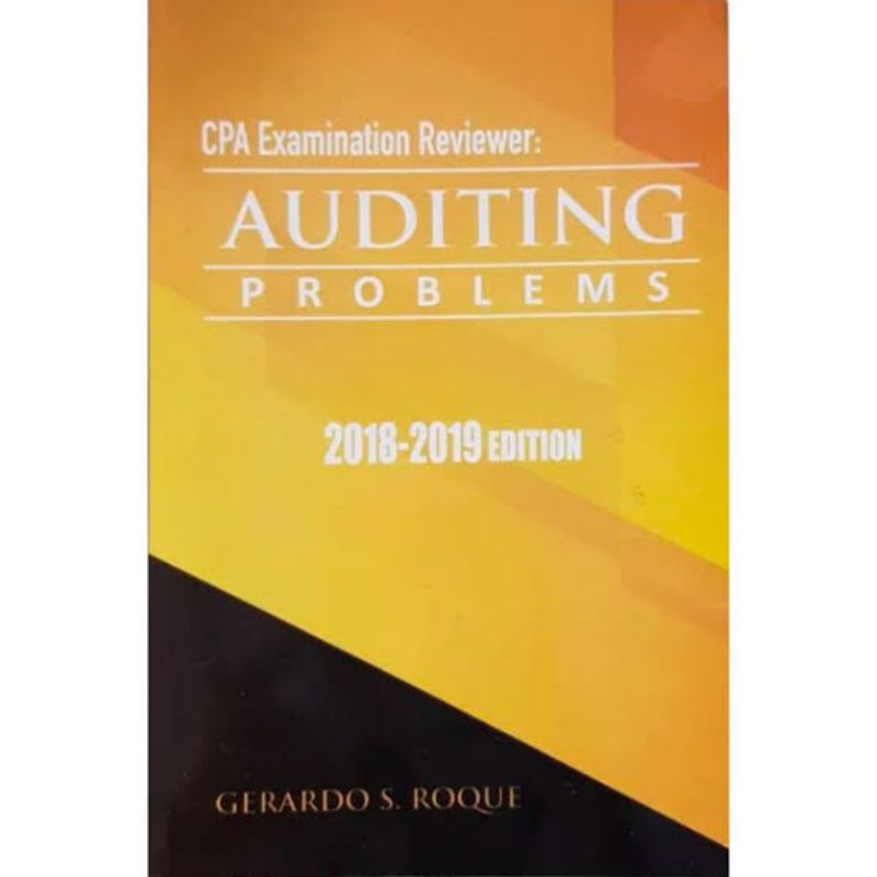 Auditing Problems 2018-2019 By Roque | Shopee Philippines