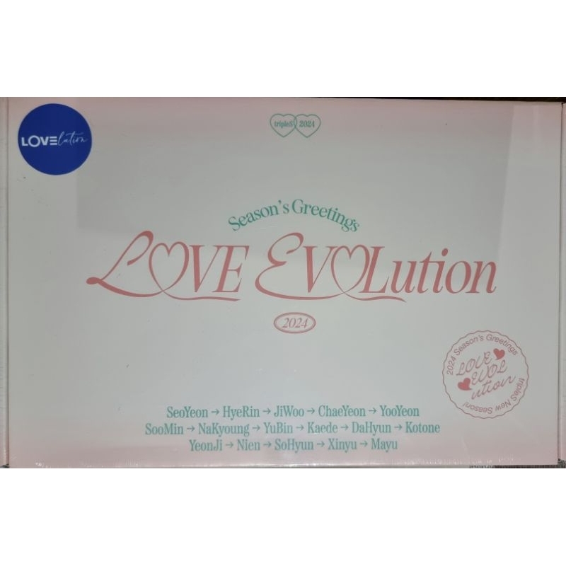tripleS EVOLution LOVElution Season Greetings 2024 Tingi & Member sets Shopee Philippines