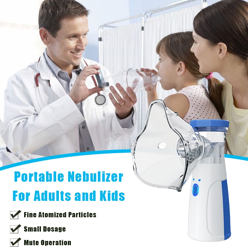 Home Dr.Mesh Nebulizer For Asthma Inhaler Ultrasonic Spray Nebulizer Machine For Kids And Adults