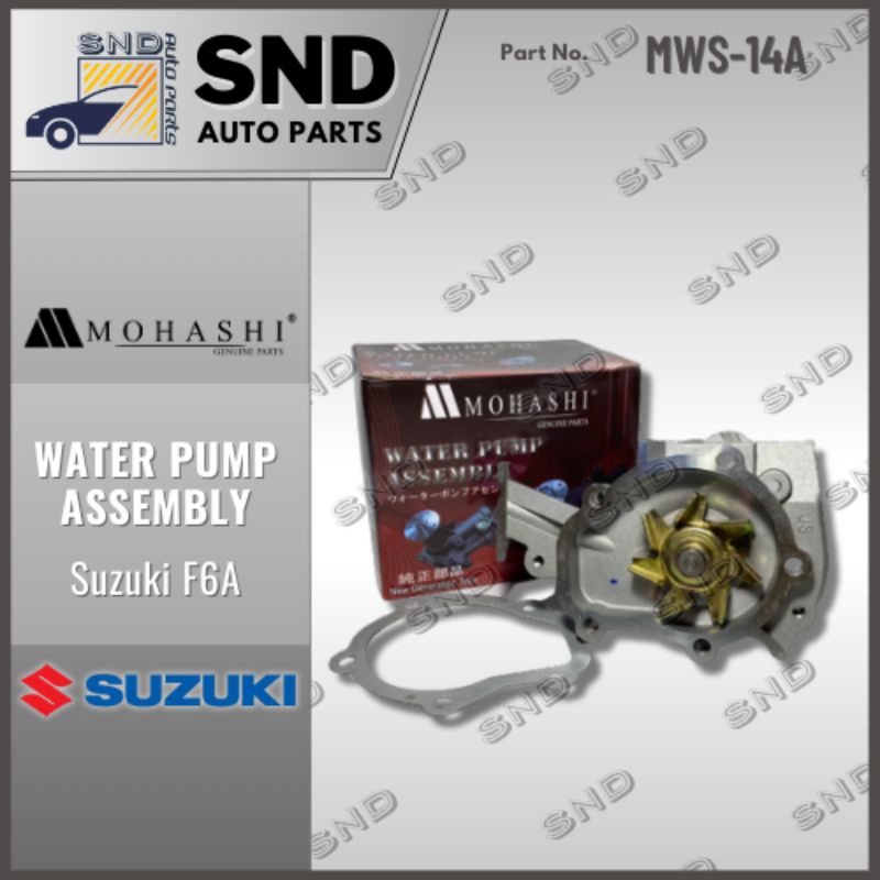 Water Pump Assy for Suzuki F6A [MWS-14A] MOHASHI GENUINE PARTS | Shopee ...