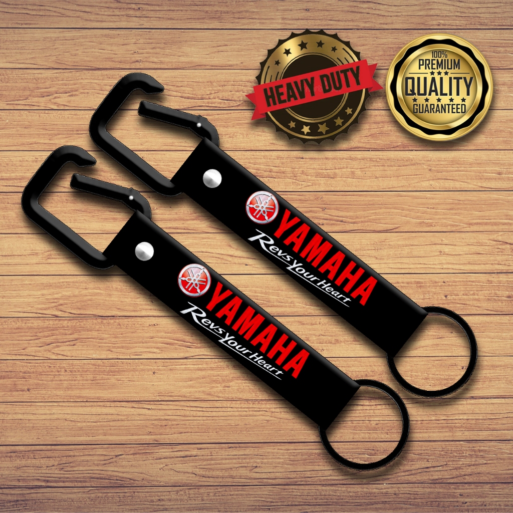 YAMAHA REVS YOUR HEART Keylace KeyChain Key Holder for Motorcycle With ...
