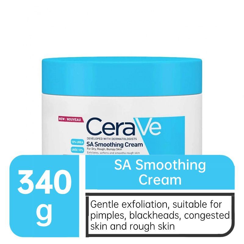 CeraVe SA Salicylic Acid Smoothing Cleanser Gentle exfoliator for acne