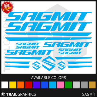 SAGMIT Sticker Decal Vinyl Bike Frame for Mountain Bike, Road Bike ...