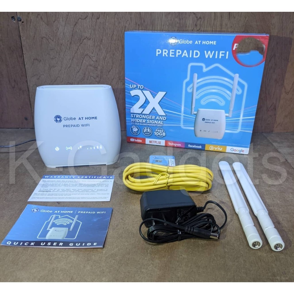 Globe Home Prepaid Wifi (ZLT-S10G) with 10GB // GOMO 20GB 30GB