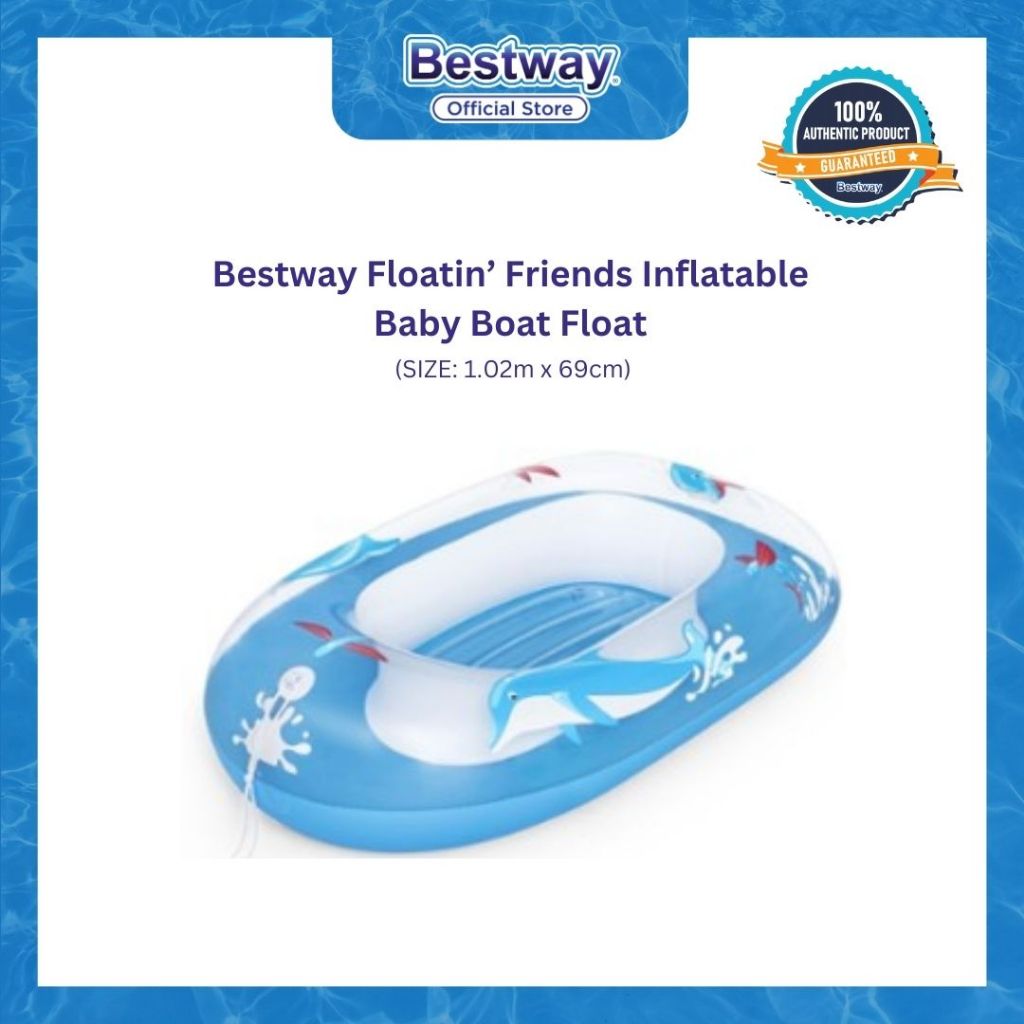 Bestway Kiddie Raft (40 inches by 27 inches) | Shopee Philippines