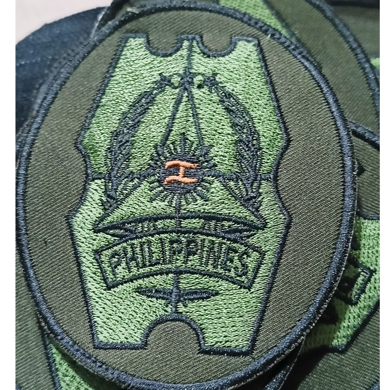 Patch logo afp green or gray with or no velcro tape | Shopee Philippines