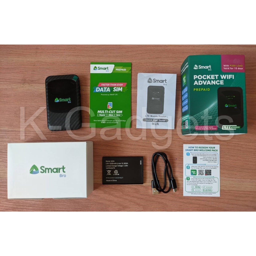 (GREENPACKET M2A FT10) SMART LTE-A Pocket Wifi - FREE Smart Load ...