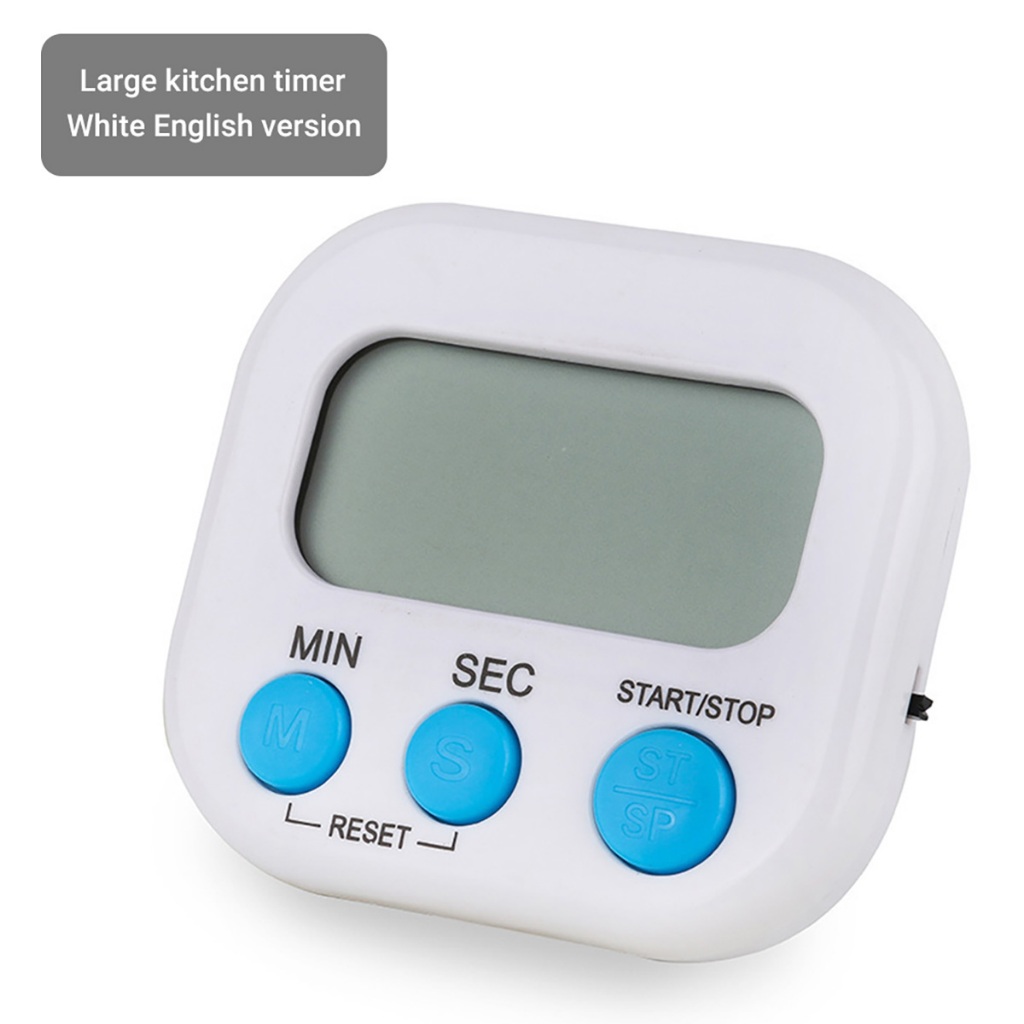 Digital Kitchen Timer For Cooking Big Digits Loud Alarm Magnetic