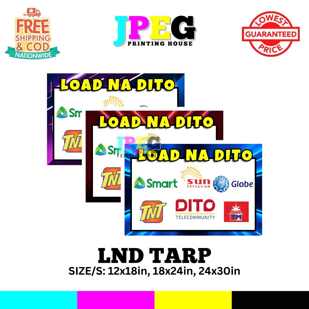 𝗟𝗢𝗔𝗗 𝗡𝗔 𝗗𝗜𝗧𝗢 FREE ELOADING PAD Tarpaulin LOADING STATION Tarp para sa ...