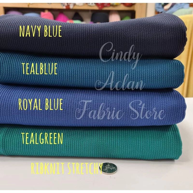 RIB KNIT RIBKNIT SPECIAL FABRICS 60 INCHES WIDTH | Shopee Philippines