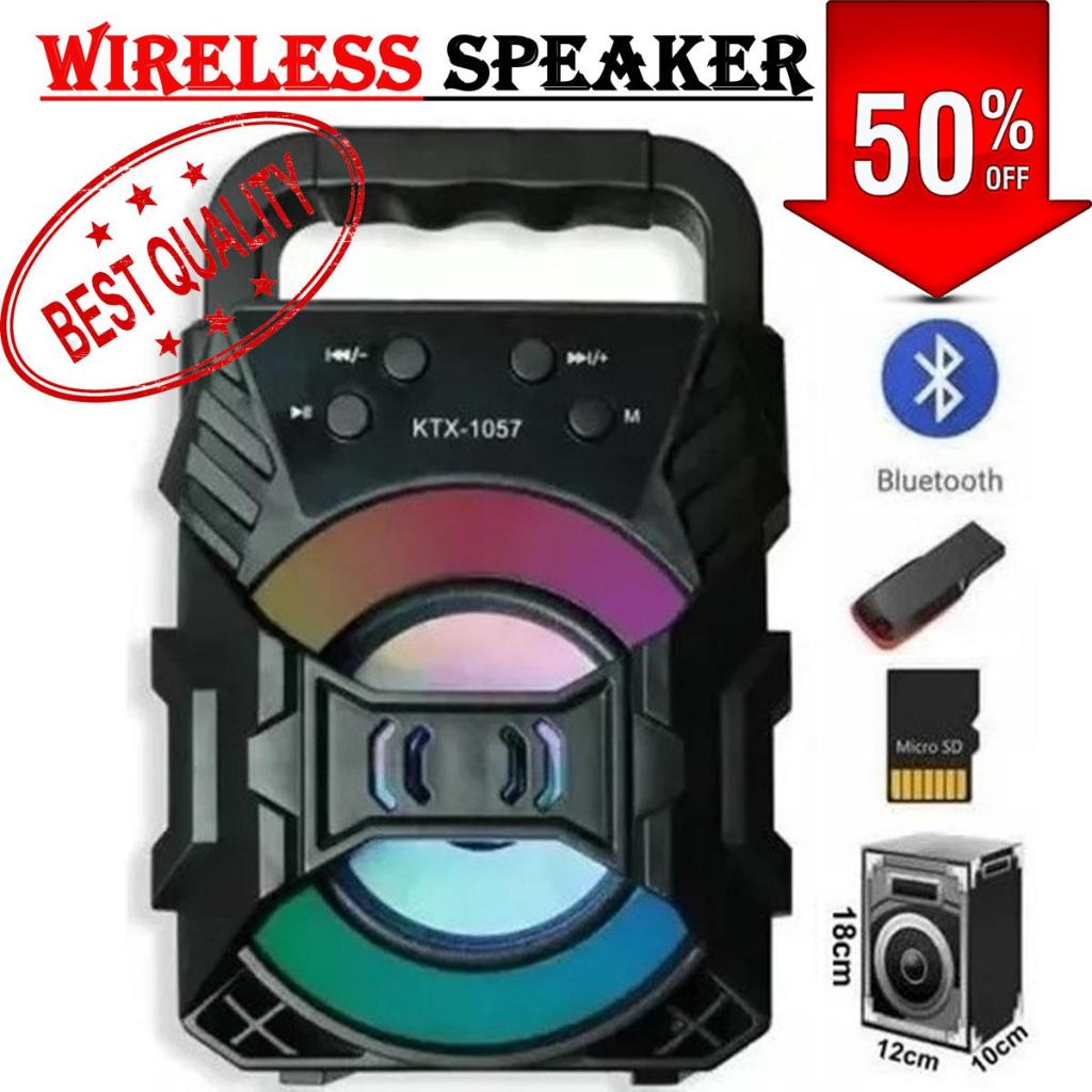 KTS / KTX-1057 Portable Wireless Stereo Bluetooth Speaker | Shopee ...
