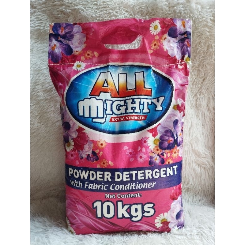 10 KILOS ALL MIGHTY DETERGENT POWDER | Shopee Philippines