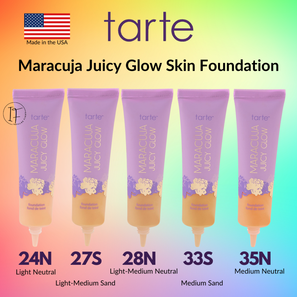 Tarte Cosmetics Maracuja Juicy Glow Skin Foundation Tint 30ml Shopee Philippines