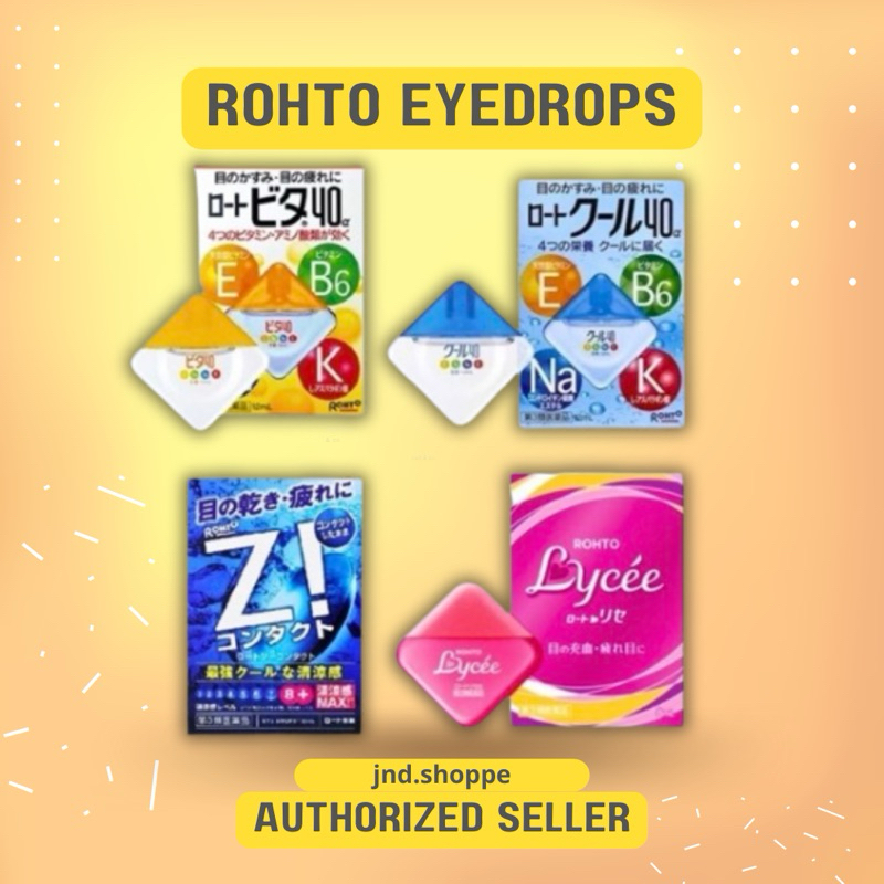 Rohto Eye Drops Japan Original Rohto C3 (for contact lense non contact lense user) Shopee