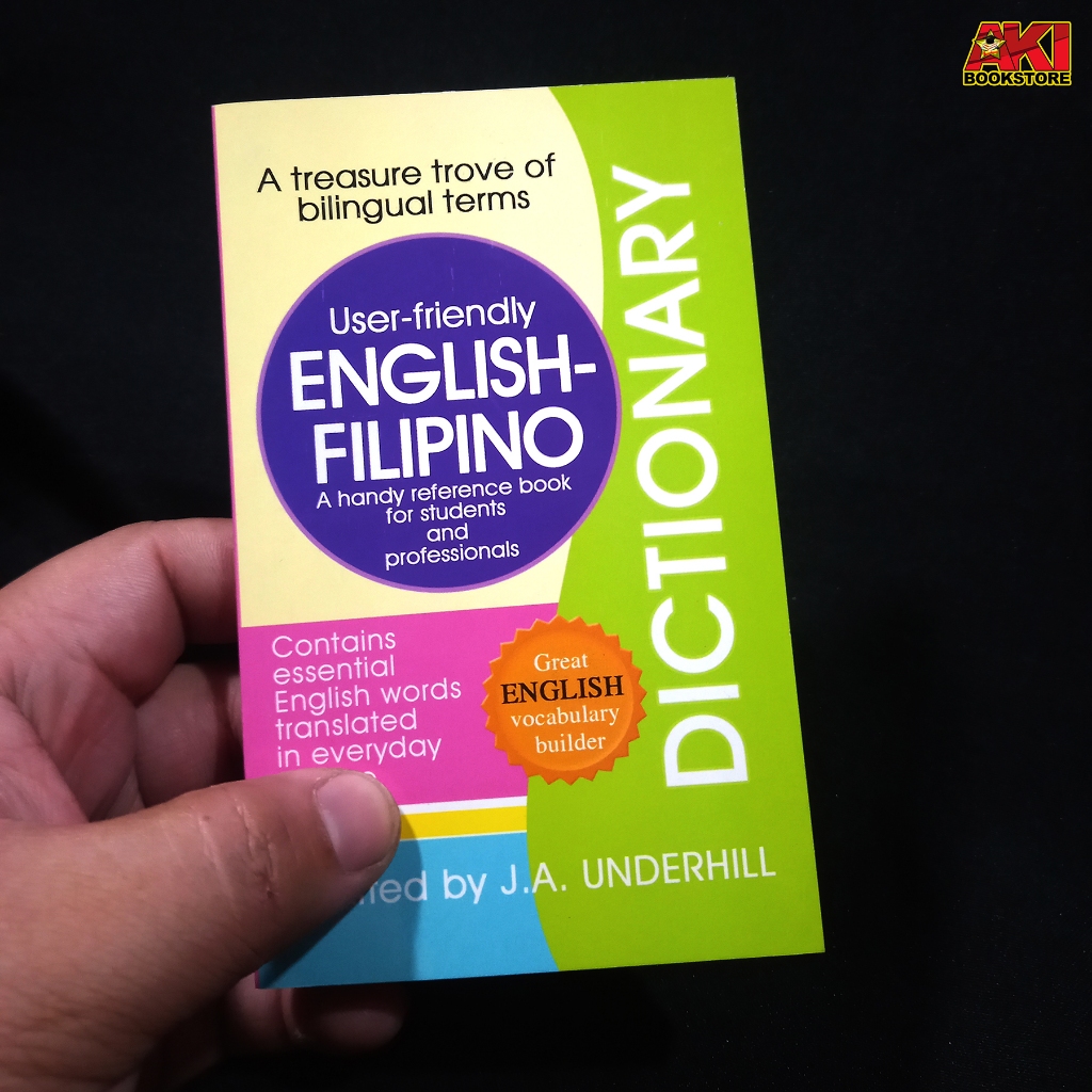AUTHENTIC English Filipino Dictionary Bilingual Terms with Vocabulary ...