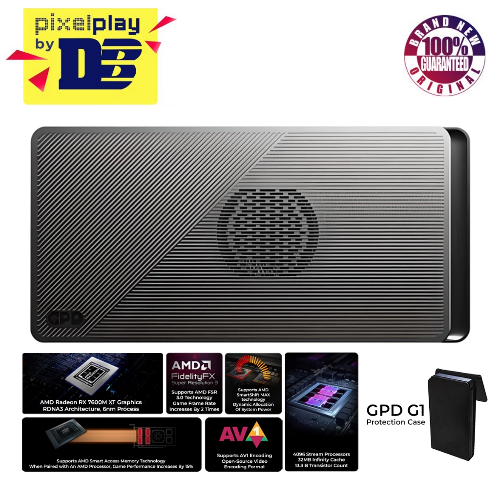 GPD G1 AMD Radeon RX 7600M XT Graphics Card Expansion Dock | Shopee ...