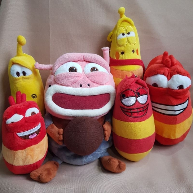 Larva plush toy on sale