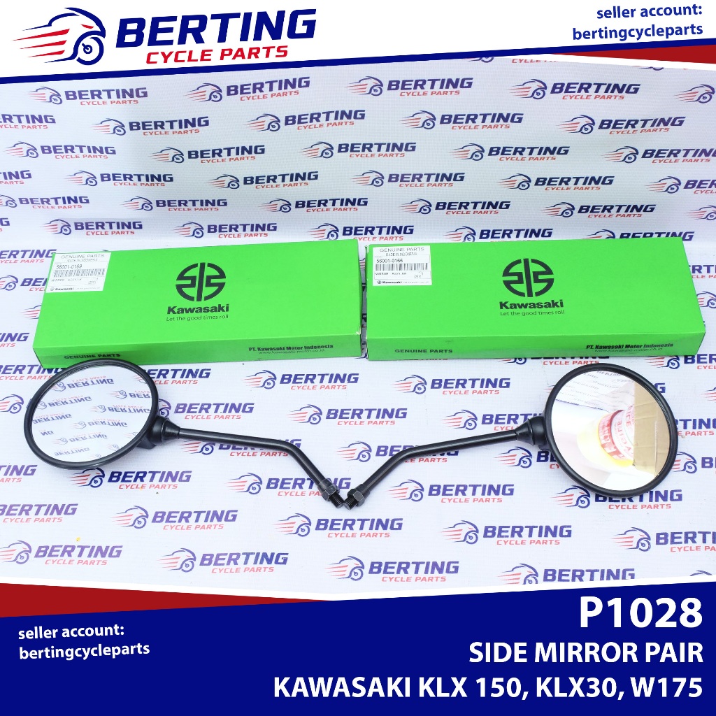Specchietto Originale Kawasaki Per KLR 650 E KLX 230 2012-2021 - Numero Parte 56001-0137, Nuovo