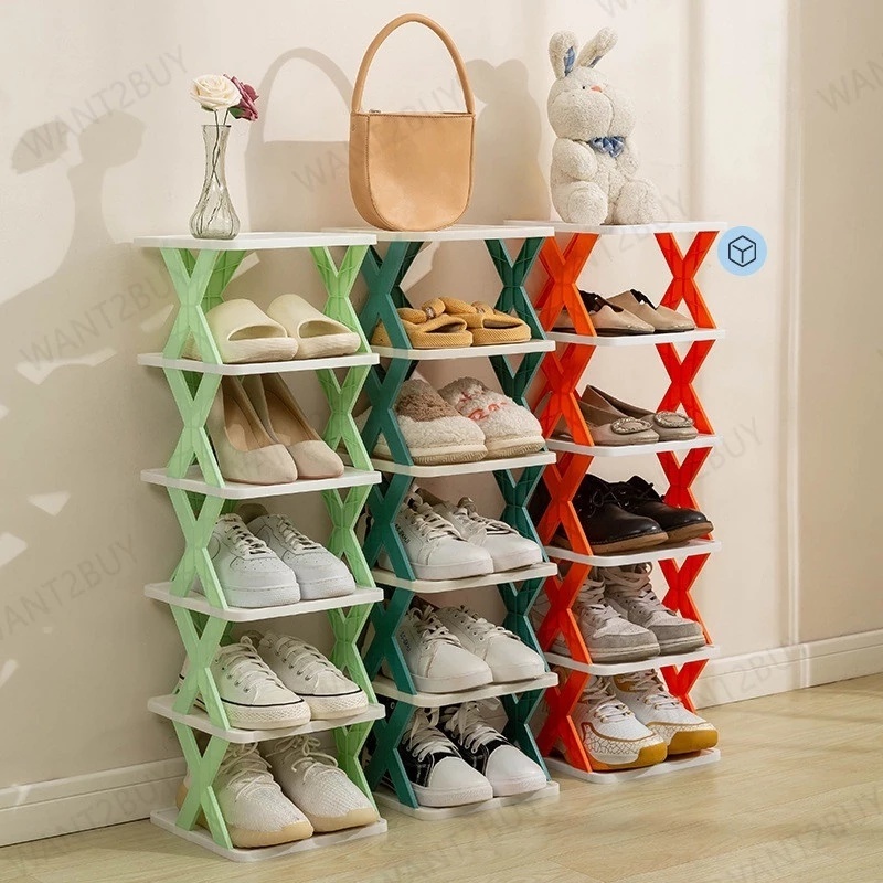 Multi-tier Shoe Rack Simple Storage Rack For Dormitory Bedroom Shoe ...