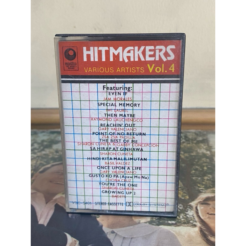 HITMAKERS VARIOUS ARTIST VOL. 4 OPM TAGALOG MUSIC CASSETTE TAPE