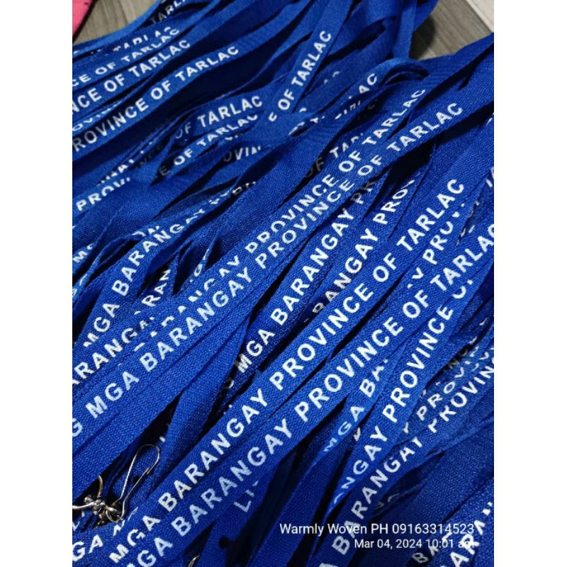 1/2 inch ID Lace Lanyard Customized | Shopee Philippines