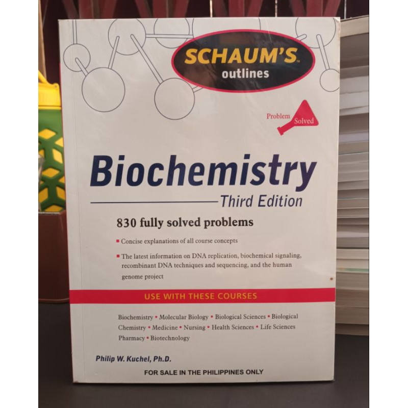 BIOCHEMISTRY SHAUM'S OUTLINES THIRD EDITION | Shopee Philippines