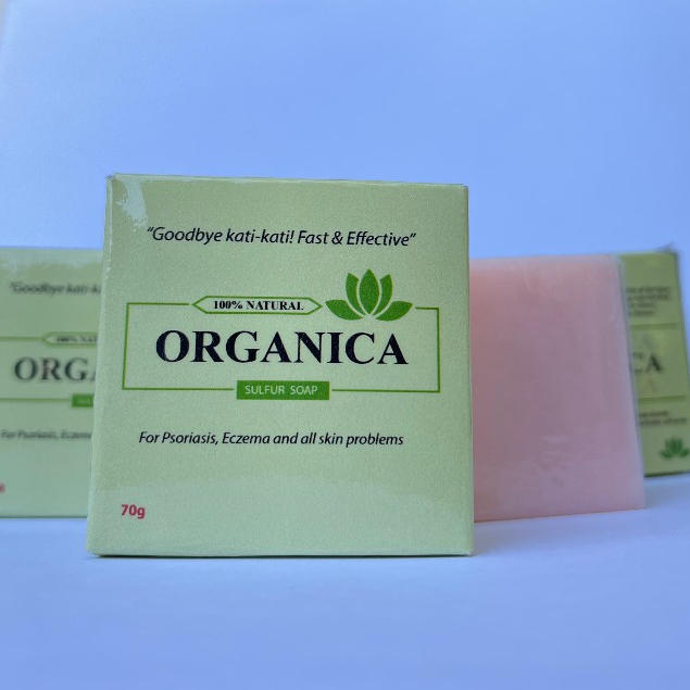 Organica Soap 70g for itch skin dry skin acne kati kati pimples rashes ...