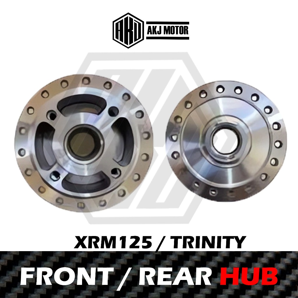 MOTORCYCLE Hub Set FOR XRM 125 / Trinity For Disc Brake Front and Rear