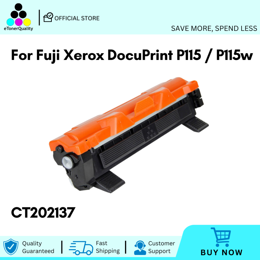 ETONER Replacement Toner Cartridge CT202137 For Fuji Xerox DocuPrint ...