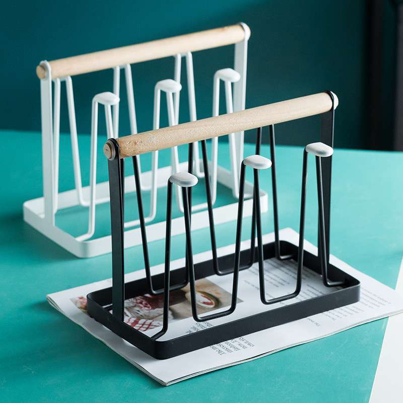Cup holder Glass Cup Rack Draining Drying Water Mug Drying Organizer ...