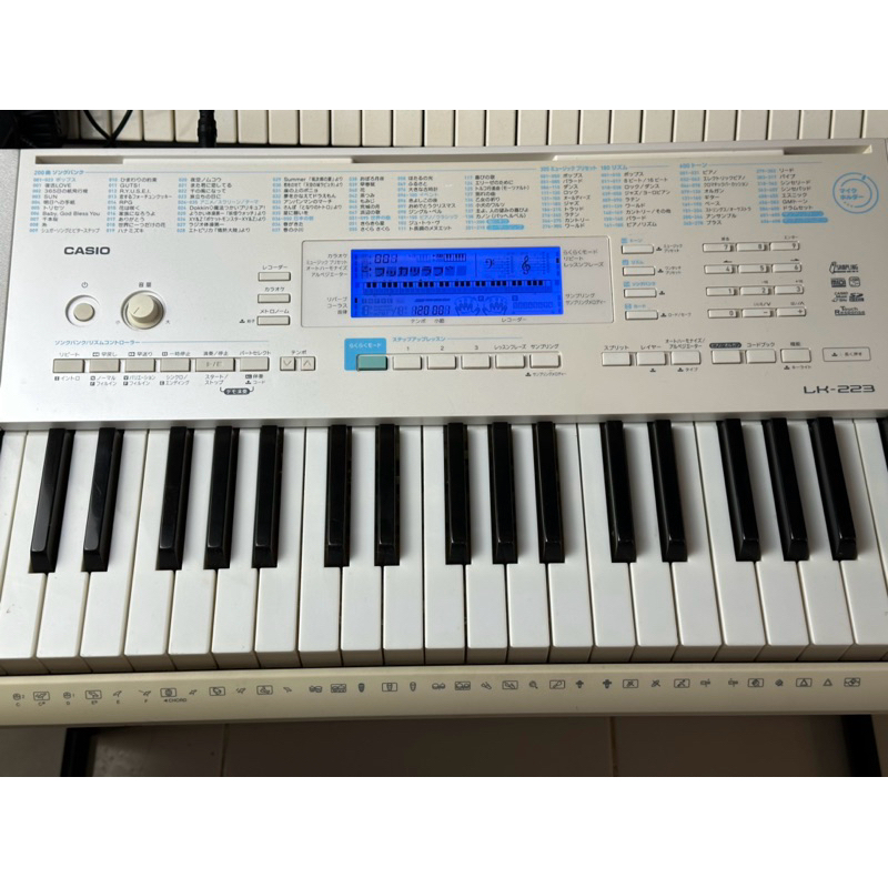 Casio LK-222 Piano Keyboard Organ 61 Keys Semi Weighted Touch Response for  Church Band Kids Beginner